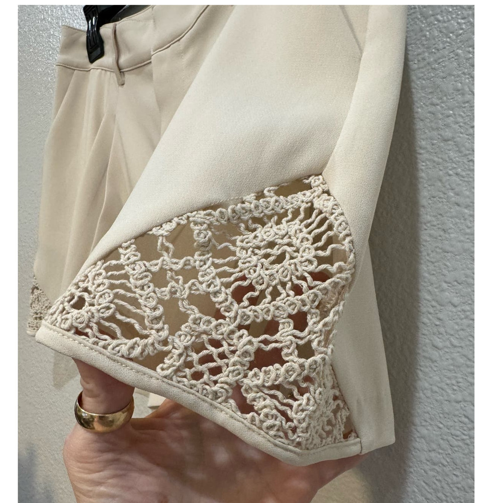 CINQ A SEPT $345 Crochet Lace Corinna Short Size 8 - Picture 7 of 10